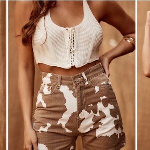 12th Tribe Ivory Knit Top